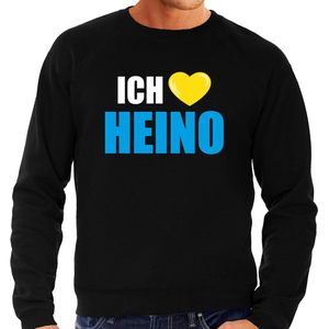 Bellatio Decorations Apres-ski sweater / trui Wintersport Ich liebe Heino heren - zwart XL