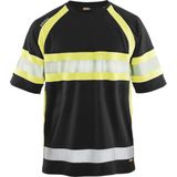 Blaklader UV-T-shirt High Vis 3337-1051 - Zwart/High Vis Geel - 5XL