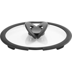 Lagostina 010244060120 Rond Zwart, Transparant deksel