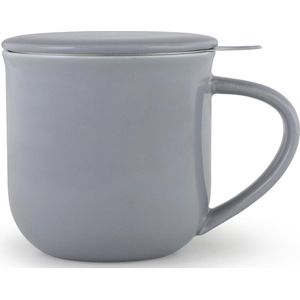 Viva - Minima Balanced Medium Tea Cup with Infuser (Soft Blue Grey)