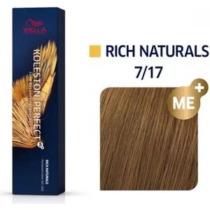 Wella Professionals Koleston Perfect Me+ - Haarverf - 7/17 Rich Naturals - 60ml