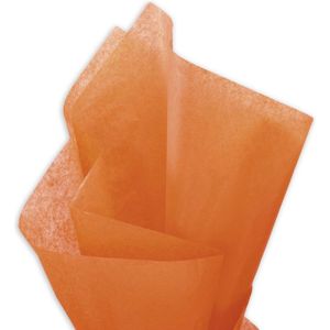 Zijdepapier Oranje - 50 x 75cm - 17gr - 240 stuks - vloeipapier Saffron