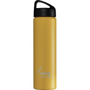 Drinkfles dubbelwandig RVS 750 ML -Yellow