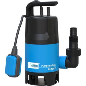 Dompelpomp voor Afvalwater 400W met Vlotterschakelaar - 7500 l/h, Opvoerhoogte 5m - Blauw/Zwart