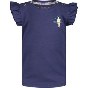 4PRESIDENT T-shirt meisjes - Navy - Maat 74 - Meiden shirt