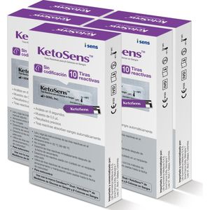 Ketosens Ketonen strips - Caresens - 5 pack (50 teststrips)