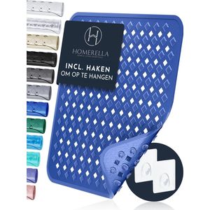 HOMERELLA Douchemat antislip - 53x53 cm - Inclusief ophanging - BPA-vrij & latexvrij badmat - Badmatten schimmelbestendig & machine wasbaar