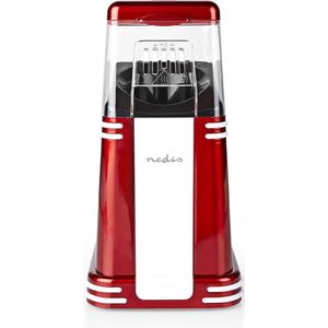 Nedis FCPC100RD Popcornstamper - Rood - Leuke keuken - Rood - Wit