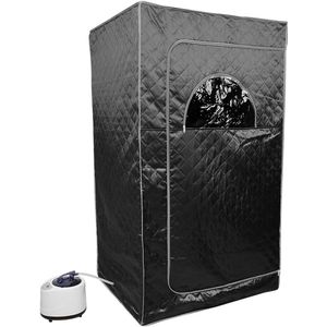 Draagbare Stoomsauna voor Thuis - Mini Spa met Afstandsbediening, Gezonde Thuissauna, Mobiele Stoombad (100 x 80 x 170 cm)