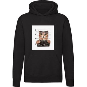 Kat heeft de bank kapot gemaakt Hoodie - huisdier - poes - cat - grappig - unisex - trui - sweater - capuchon