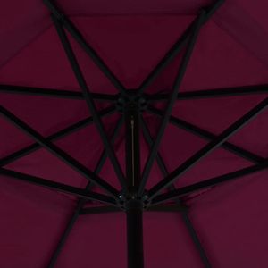 The Living Store Parasol Tuin - 500 x 385 cm - Bordeauxrood