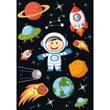 Stickers - 30 stuks - astronaut print - Stickervellen