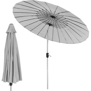 Parasol Shanghai - Kantelbaar - Ø270cm - Licht Grijs