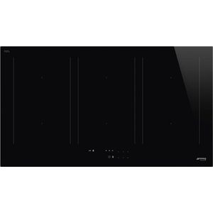 Smeg SIM3964D, Zwart, Ingebouwd, 90 cm, Inductiekookplaat zones, Keramisch, 6 zone(s)