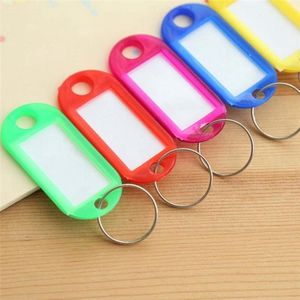 sleutel labels 8 stuks in blister - sleutelhanger met labels - sleutelhanger - key tags