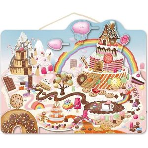 Speedy Monkey - Magnetische puzzel (snoep) - 48 st. 5+ - 42x33x1cm