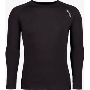 Mountain Peak heren thermoshirt met lange mouwen - Zwart - Maat M