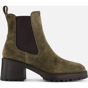 Tamaris Chelsea boots groen Leer - Maat 40