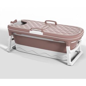 Simple Fix XL Opvouwbaar Bad 157 cm - Zitbad ook geschikt als IJsbad - Ligbad voor Volwassenen & Kinderen - Inklapbaar - Capaciteit 270 L - Extra lang - Roze