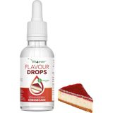 Smaakdruppels 50 ml - Smaak: Strawberry Cheesecake - Flavour drops smaakdruppels zonder calorieën - Voor kwark, havermoutpap, yoghurt en meer - Veganistisch