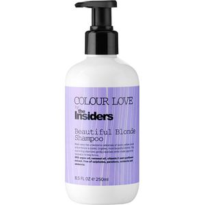 The Insiders Beautiful Blonde Shampo 250 ml - Zilvershampoo vrouwen - Voor Alle haartypes