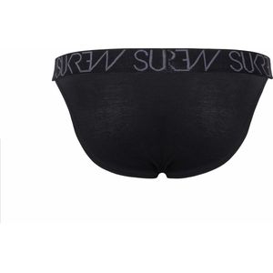 Sukrew Tanga Zwart - Maat S - Heren Ondergoed - Mannen Onderbroek