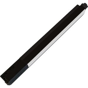 LED Railverlichting - Balk - 20W 1 Fase - Warm Wit 3000K - Mat Zwart Aluminium - 40cm - OSRAM LEDs