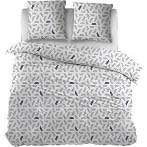 Snoozing Ghislaine Dekbedovertrek - Lits-jumeaux - 240x200/220 cm - Grijs