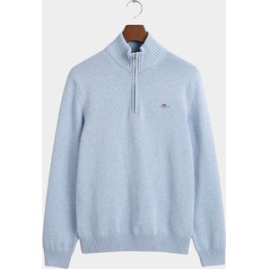 Gant Pullover Blauw Casual Cotton Half Zip 8030170/497