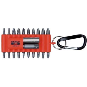 Bahco 59S/22-2 Standaard schroevendraaierbitset, bithouder en bithouderadapter 1/4"" - 22 stuks