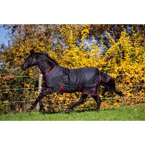 Kerbl Paardendeken Outdoor RugBe Zero 1 - Zwart/rood - 140 cm