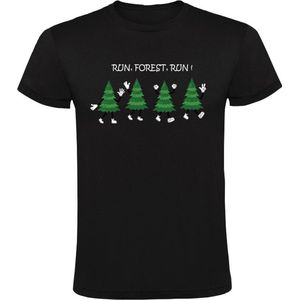 Forest Heren T-shirt | boom | rennen | kerstboom | grappig | gezond | motivatie |