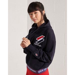 Superdry Dames Trui Sportstyle hoodie van chenille