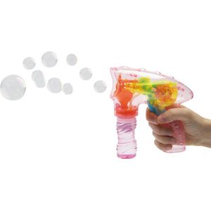 Grafix - Bellenblaas pistool - lichtgevende bubbel schieter - Inclusief 53ML vloeistof