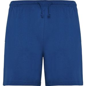 Kobalt Blauwe heren sportbroek en elastische band met koord model ' Sport ' maat S