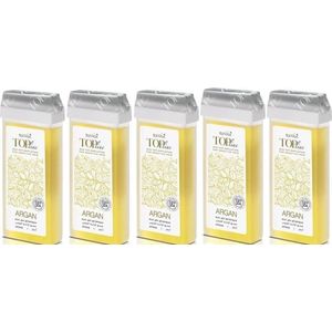 ItalWax Top Line Waxpatroon Argan 5x100ml - Hars Cartridge Voor Gladde Huid - Waxen Thuis