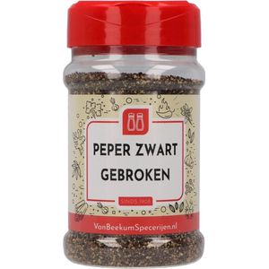Van Beekum Specerijen - Peper Zwart Gebroken - Strooibus 150 gram