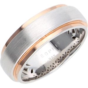 Esprit ring bicolor zilver rosé - 17.00 mm (53)