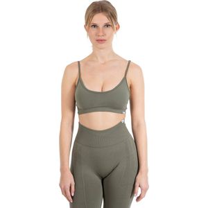 Smilodox SMILODOX Fayne sportbeha voor dames - ondoorzichtige antislip sportbeha - naadloze crop top - ademende yoga tanktop voor fitness en gym