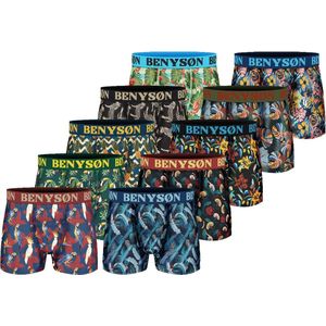 Benyson boxershorts heren - ondergoed heren 10-pack viscose maat XXL