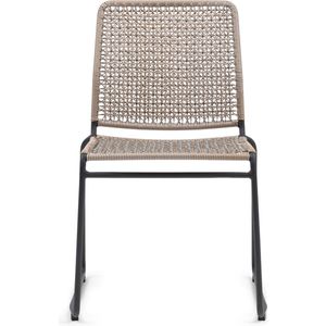 Riviera Maison Tuinstoelen Stapelbaar - Portofino Outdoor Stackable Dining Chair - Naturel Beige