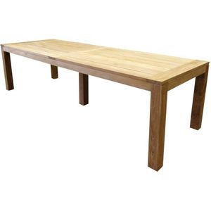 Krista dining tuintafel 320x110xH77,5 cm- poten 12 cm teak