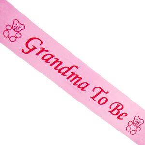 Sjerp met de tekst Grandma to Be roze - babyshower - genderreveal - sjerp - grandma to be