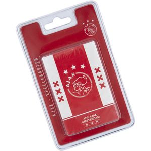 Ajax-speelkaarten wit-rood-wit