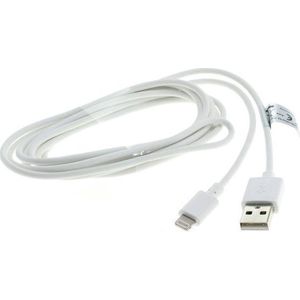 Goobay Lightning naar USB kabel - wit - 3 meter