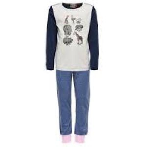 LEGO pyjama  NAJA 706 - wit/grijs  - MAAT  86