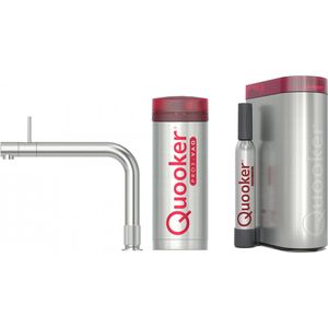 Quooker Front met PRO3 boiler en CUBE reservoir 5-in-1 kokend water kraan RVS