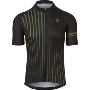 AGU Faded Stripe Fietsshirt Essential Heren - Zwart - L