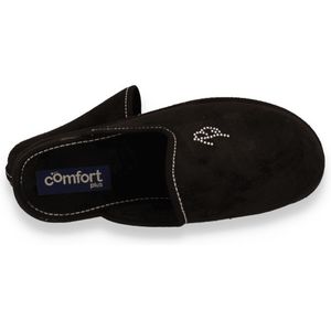 Comfort Plus Dames Pantoffel Zwart ZWART 41