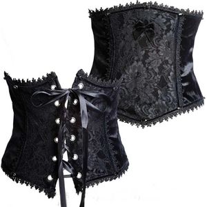 Sinister - K064 Underbust korset - S - Zwart